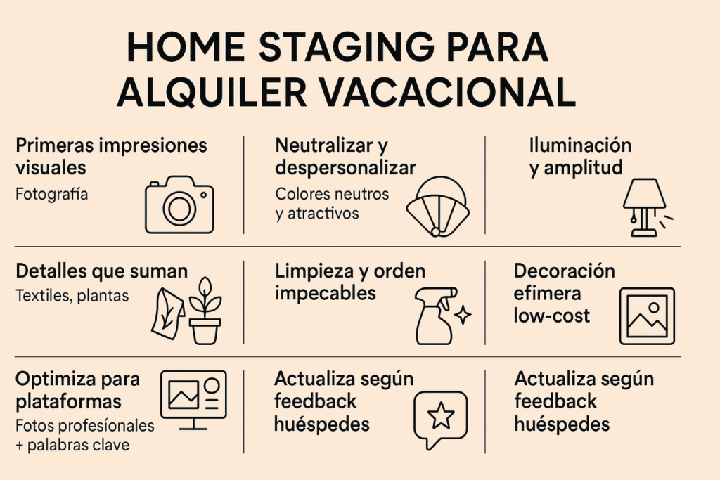 Home Staging alquiler vacacional